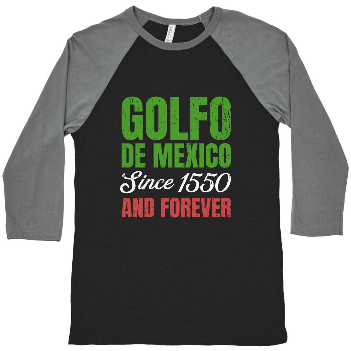 Golfo De Mexico Baseball Tee Unisex