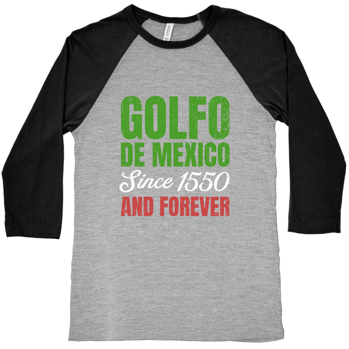 Golfo De Mexico Baseball Tee Unisex