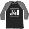 Elon Tech Support Baseball Tee Unisex