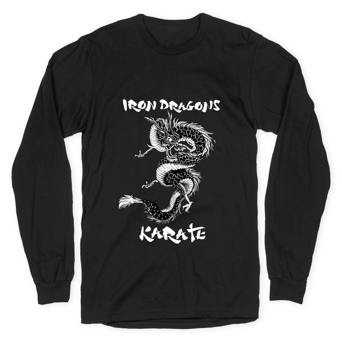 Iron Dragons Karate Longsleeve Tee Unisex
