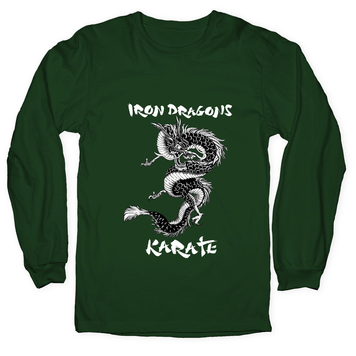 Iron Dragons Karate Longsleeve Tee Unisex