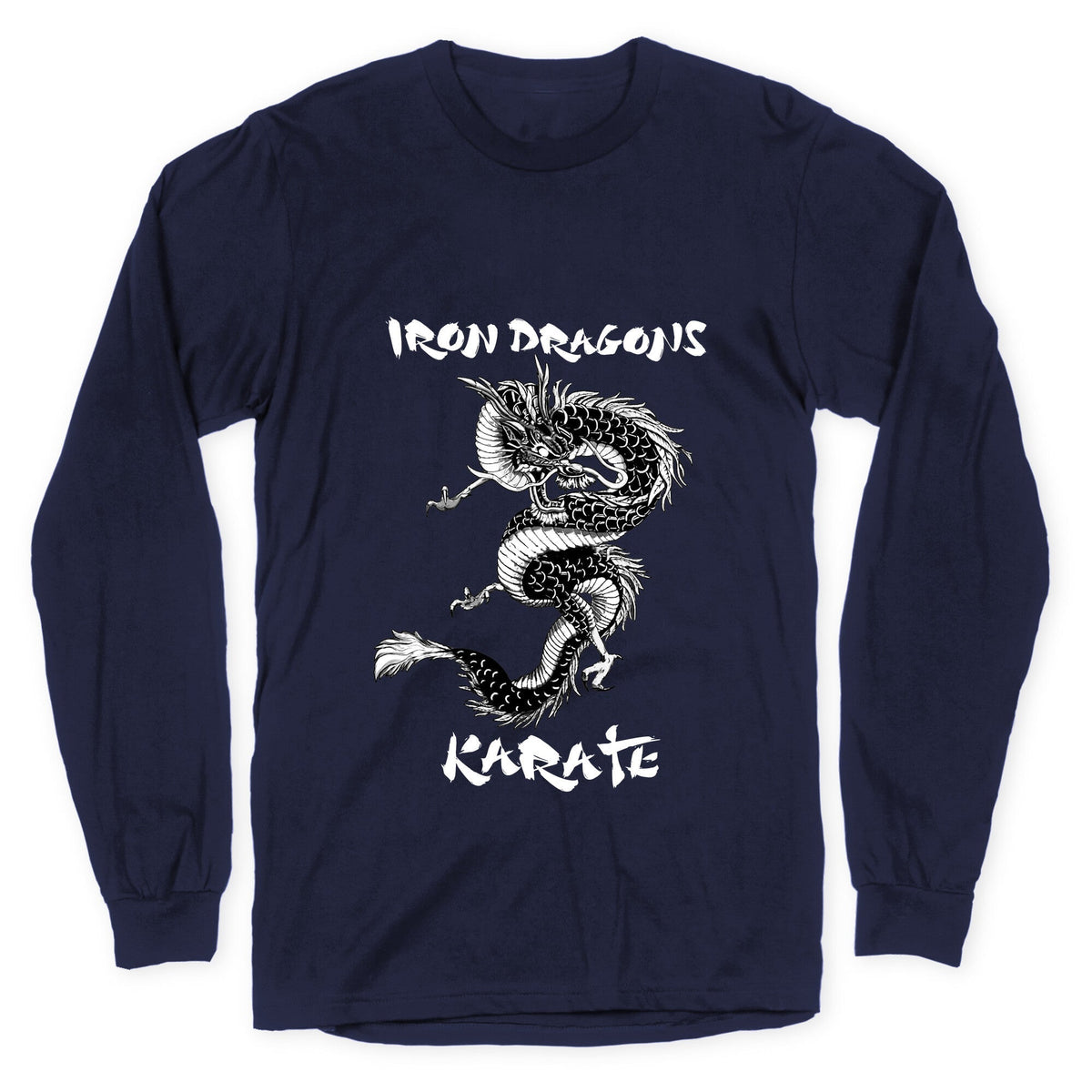 Iron Dragons Karate Longsleeve Tee Unisex