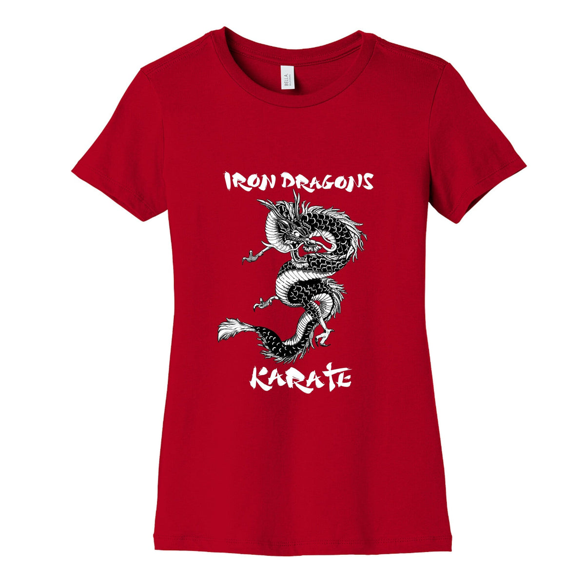 Iron Dragons Karate Womens Cotton Tee Unisex