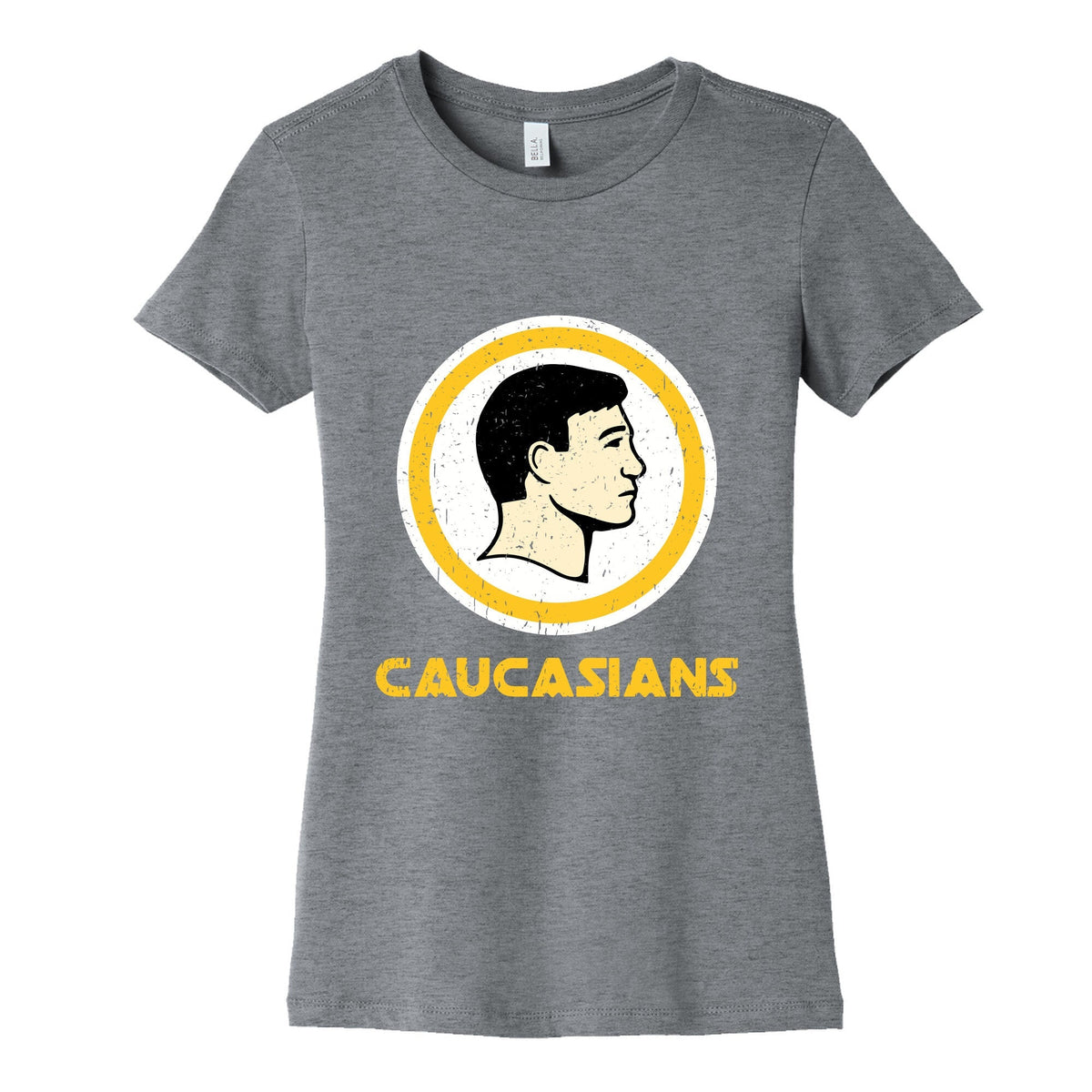 Caucasians Womens Cotton Tee Unisex
