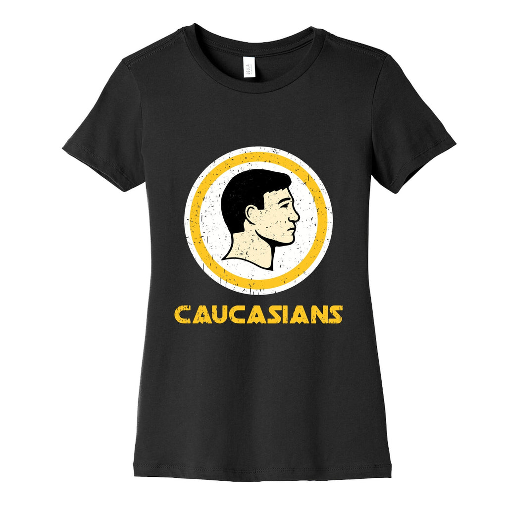 Caucasians Womens Cotton Tee Unisex