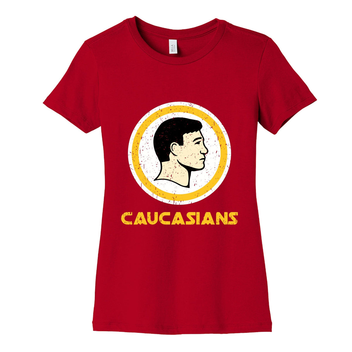 Caucasians Womens Cotton Tee Unisex