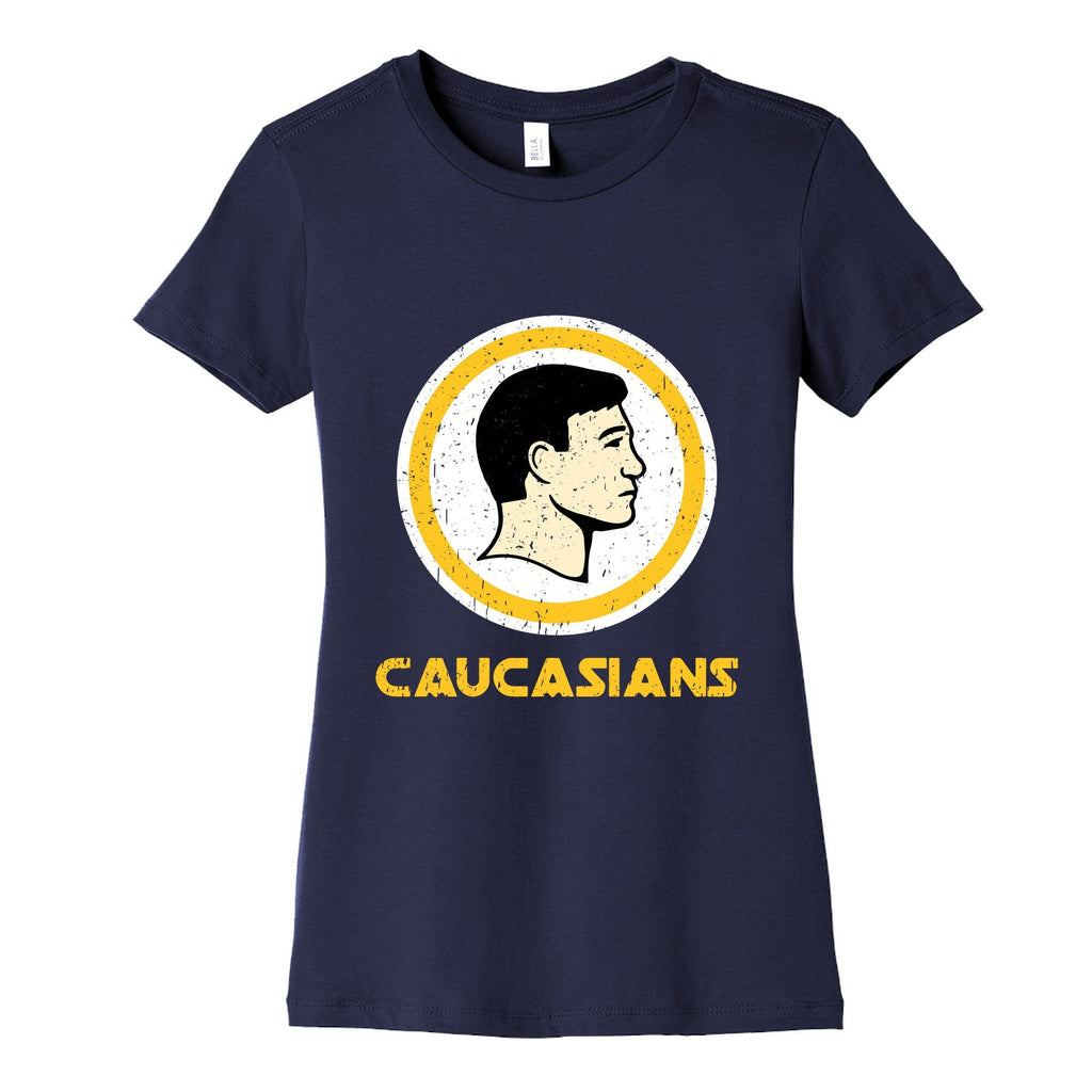 Caucasians Womens Cotton Tee Unisex