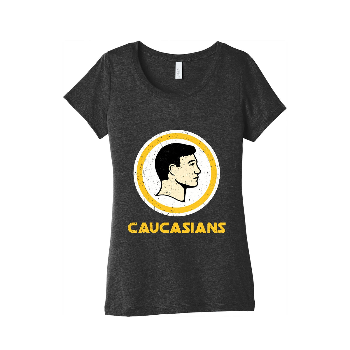 Caucasians Womens Triblend Tee Unisex