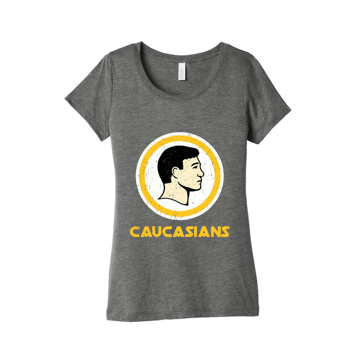 Caucasians Womens Triblend Tee Unisex