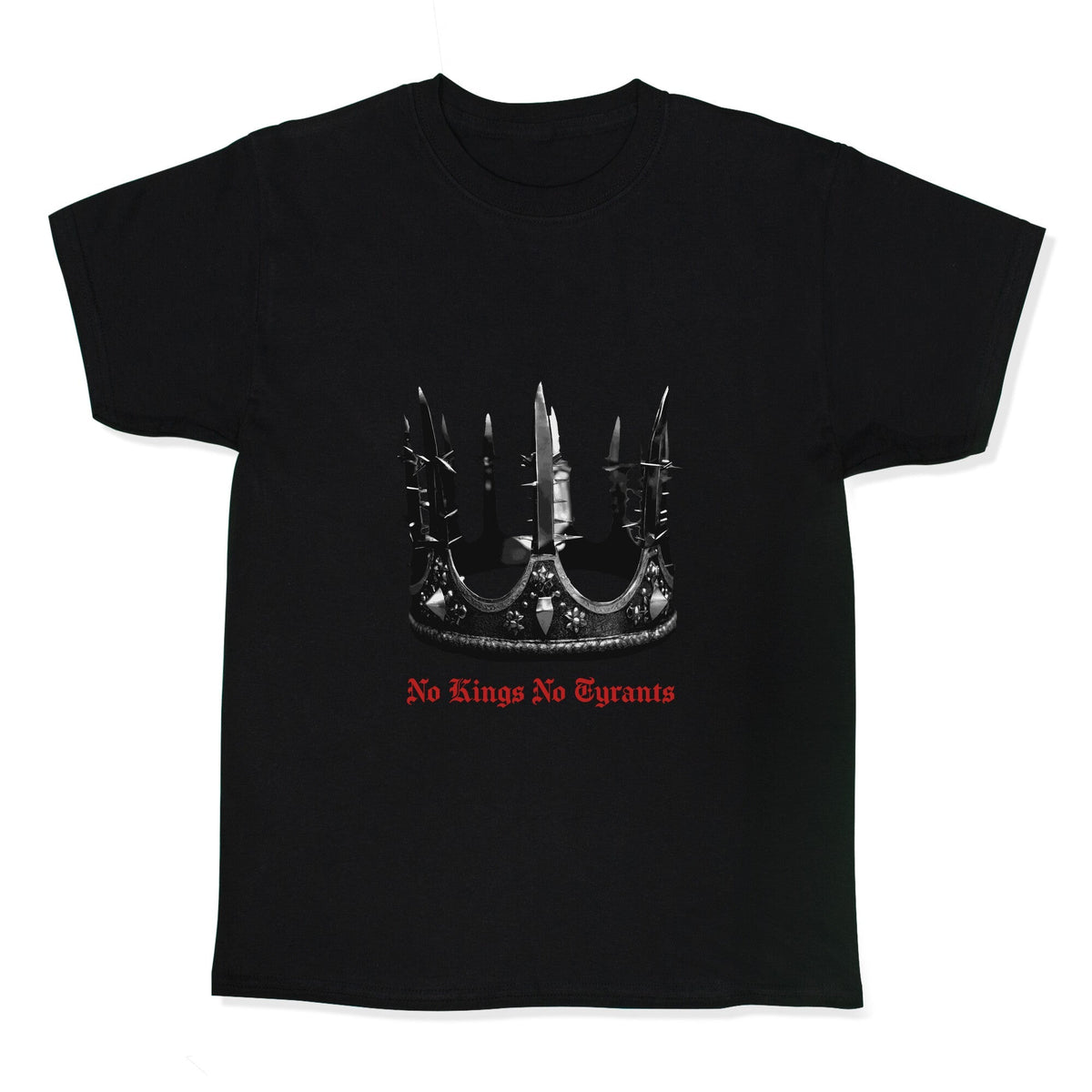 No Kings No Tyrants Crown Kids Tee Unisex