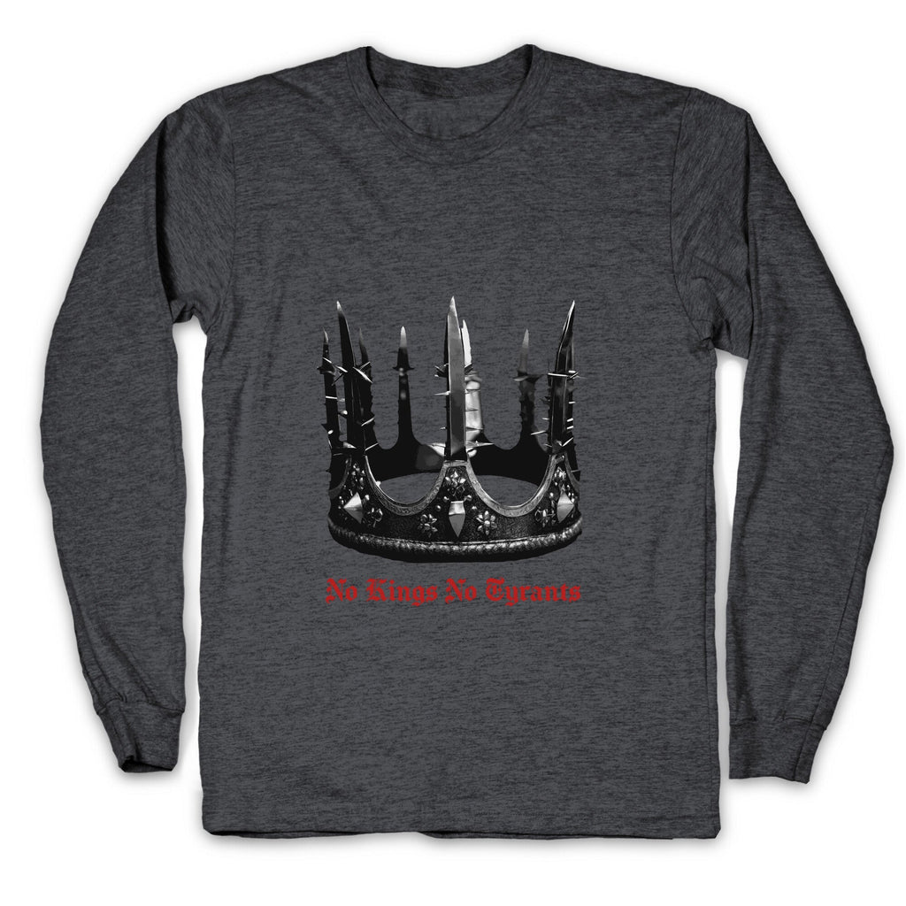 No Kings No Tyrants Crown Longsleeve Tee Unisex
