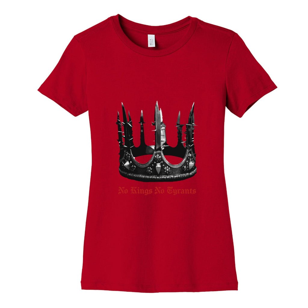 No Kings No Tyrants Crown Womens Cotton Tee Unisex