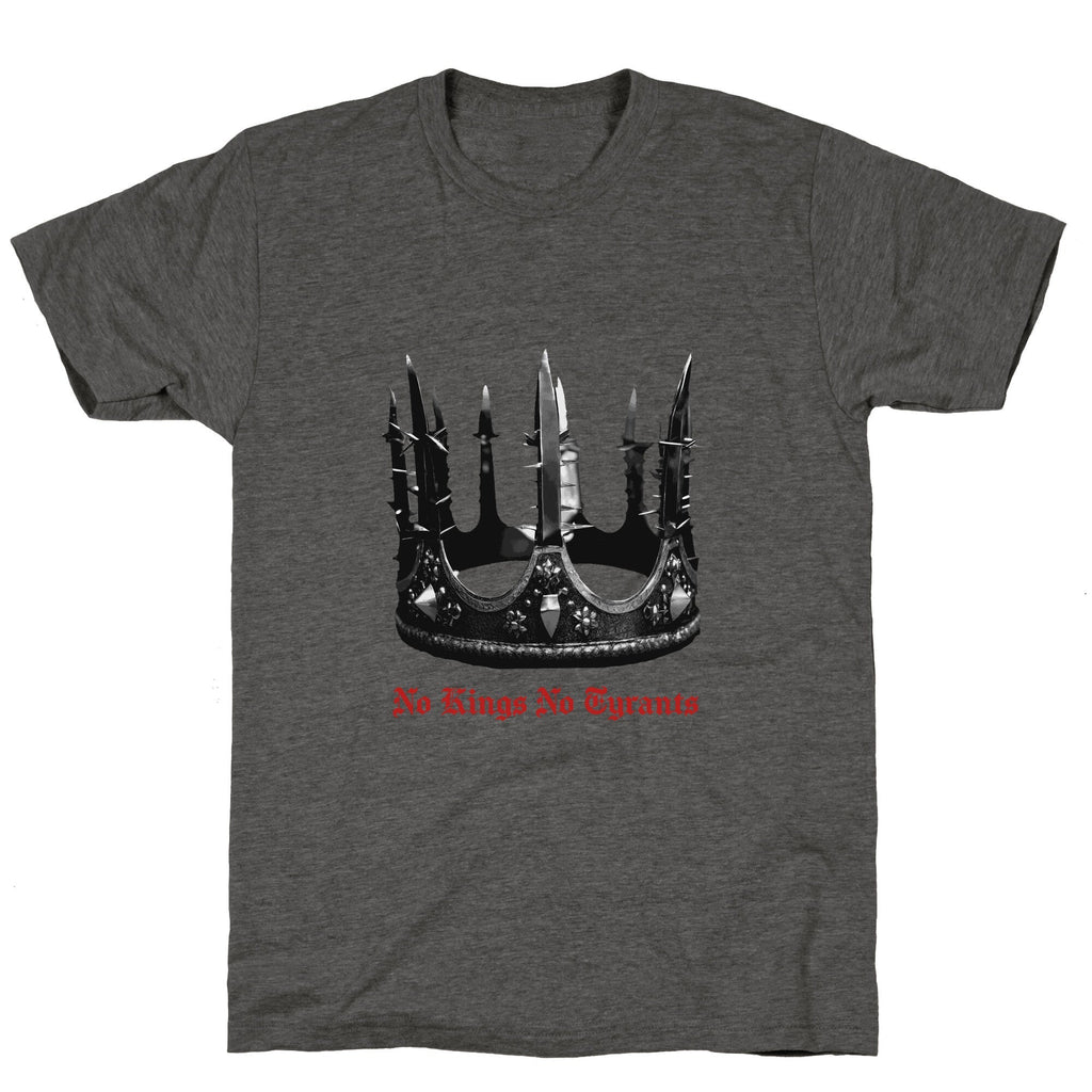 No Kings No Tyrants Crown Unisex Triblend Tee Unisex