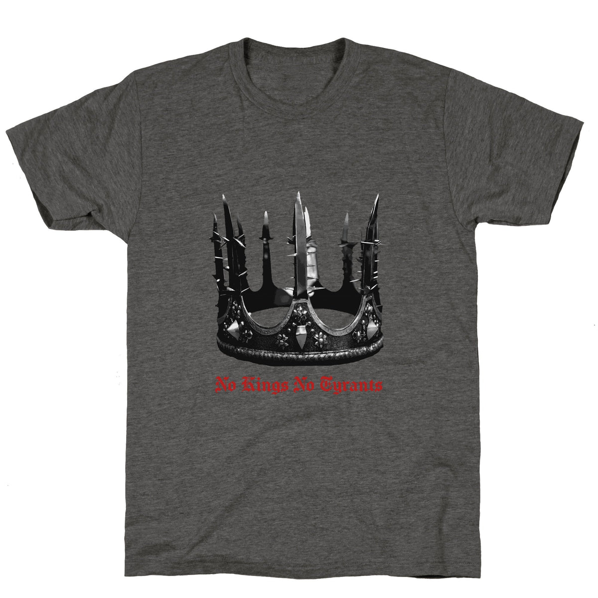 No Kings No Tyrants Crown Unisex Triblend Tee Unisex
