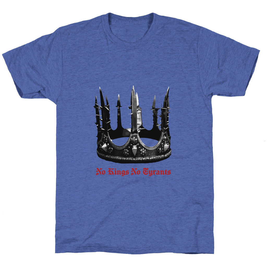 No Kings No Tyrants Crown Unisex Triblend Tee Unisex