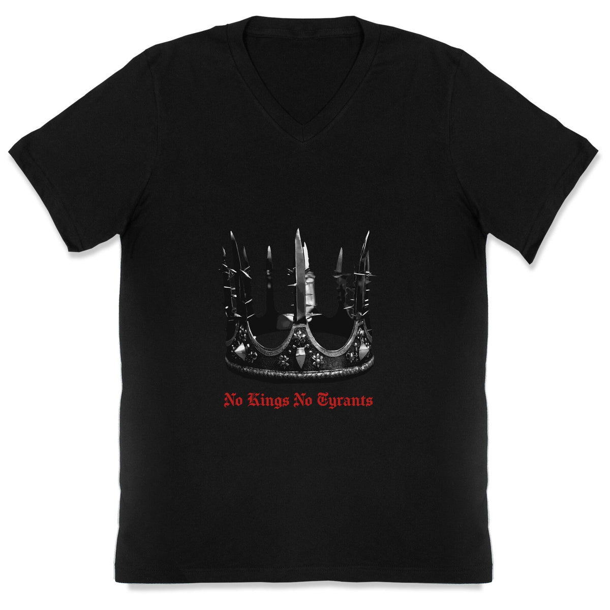 No Kings No Tyrants Crown V-Neck Unisex