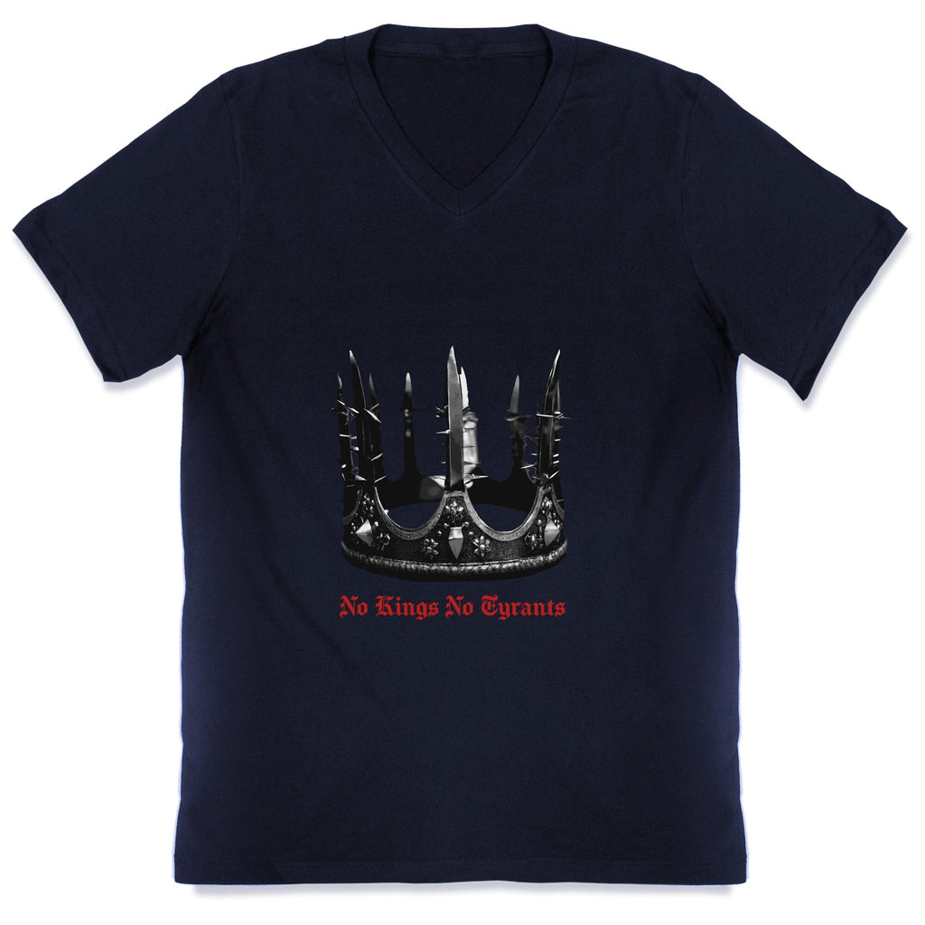 No Kings No Tyrants Crown V-Neck Unisex