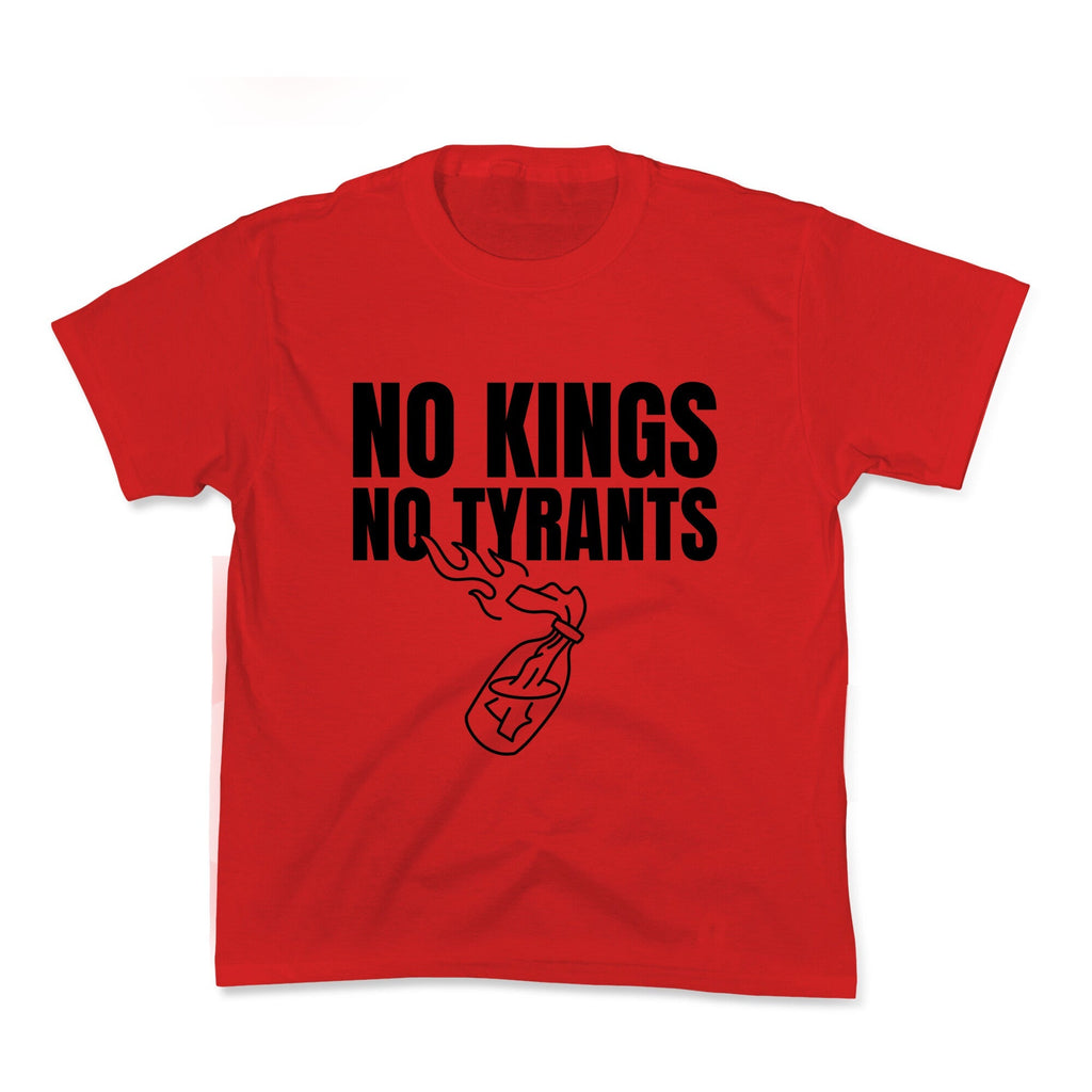 No Kings No Tyrants 2025 Kids Tee Unisex