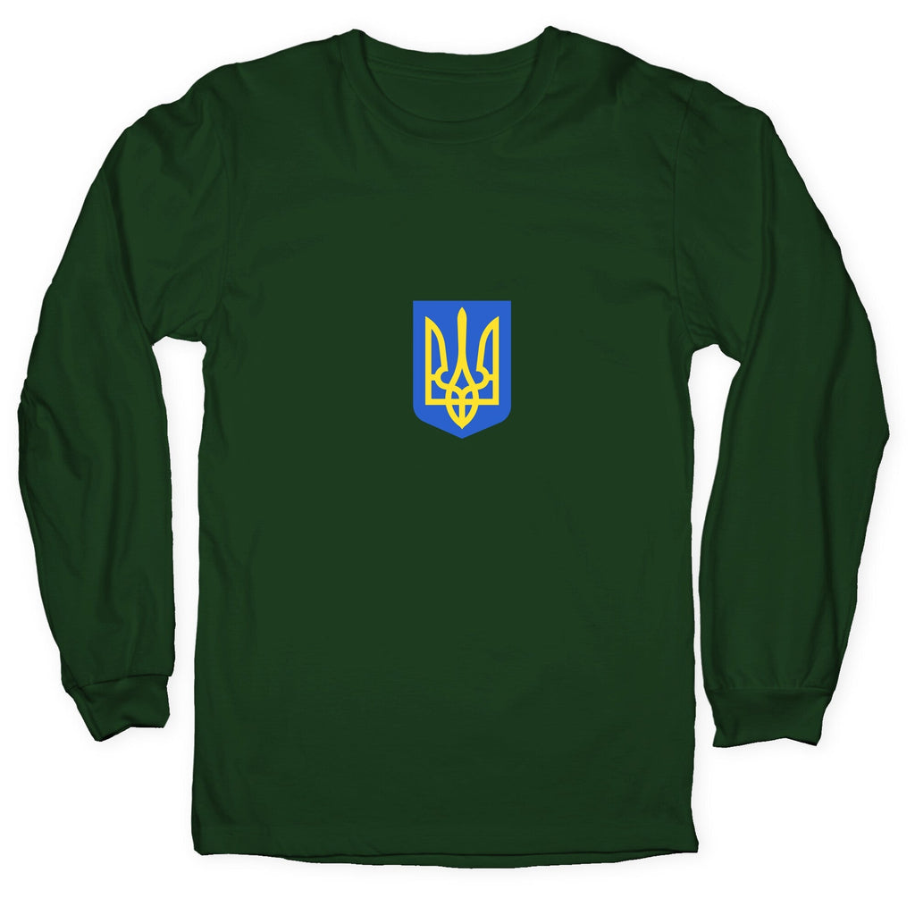 Zelensky Ukraine Trident Longsleeve Tee Unisex