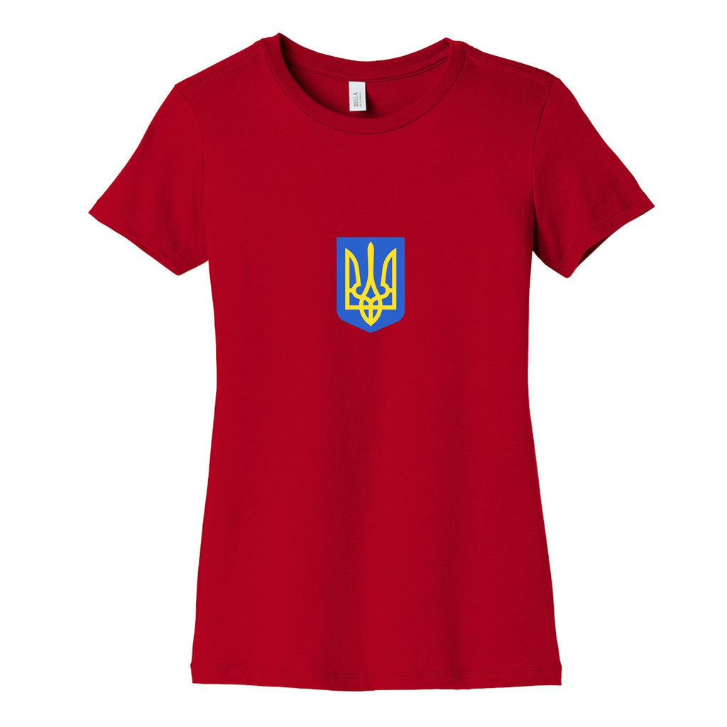 Zelensky Ukraine Trident Womens Cotton Tee Unisex