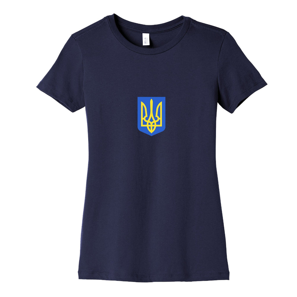 Zelensky Ukraine Trident Womens Cotton Tee Unisex