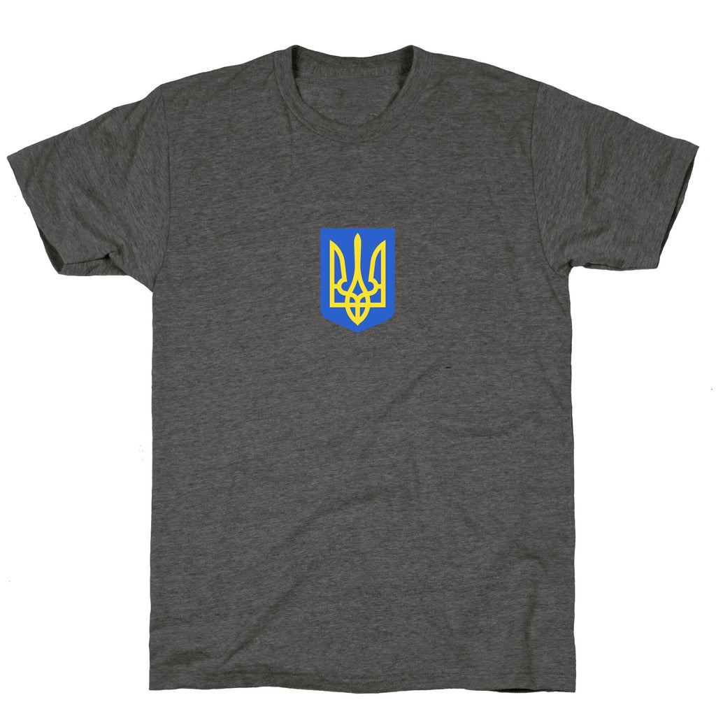 Zelensky Ukraine Trident Unisex Triblend Tee Unisex