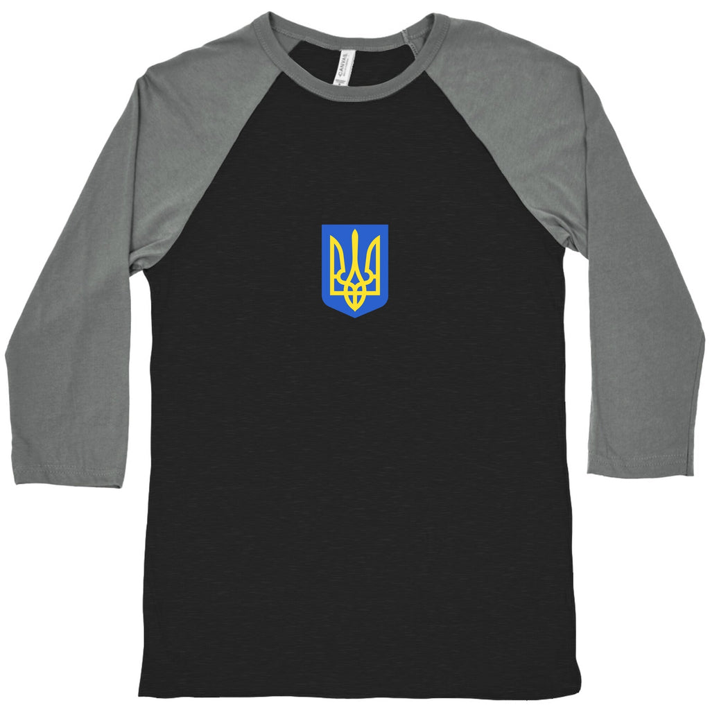 Zelensky Ukraine Trident Baseball Tee Unisex