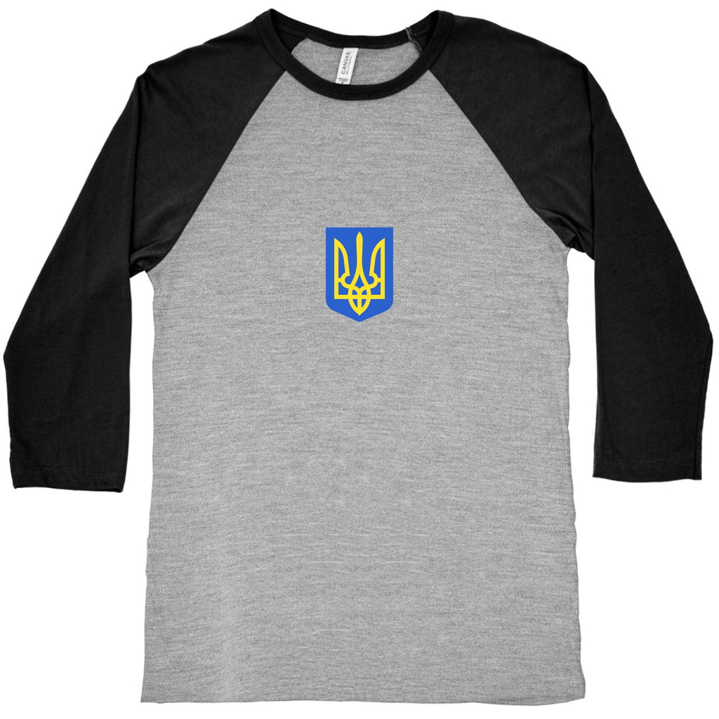Zelensky Ukraine Trident Baseball Tee Unisex