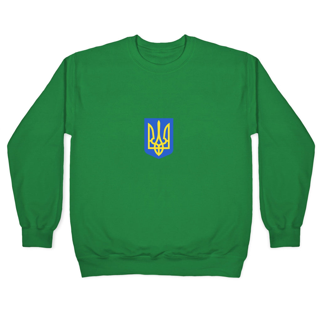 Zelensky Ukraine Trident Crewneck Unisex