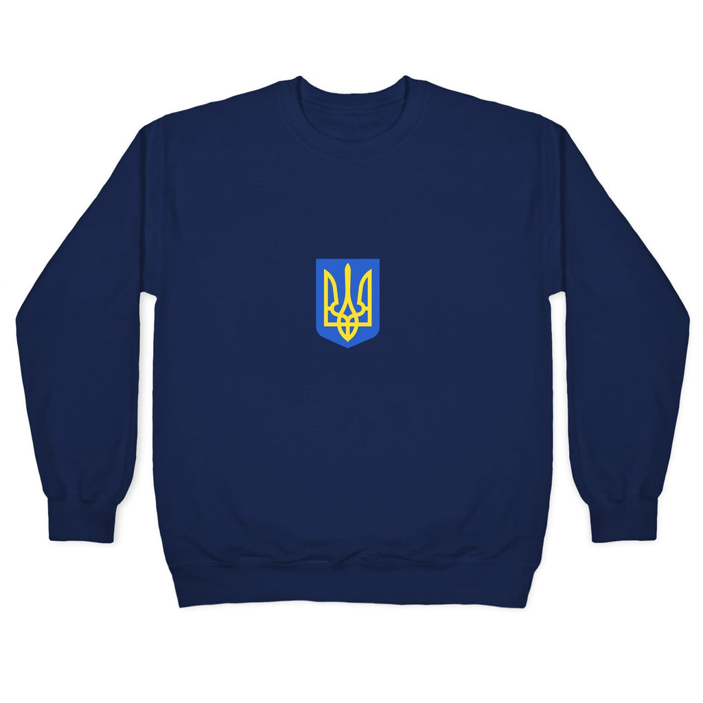 Zelensky Ukraine Trident Crewneck Unisex