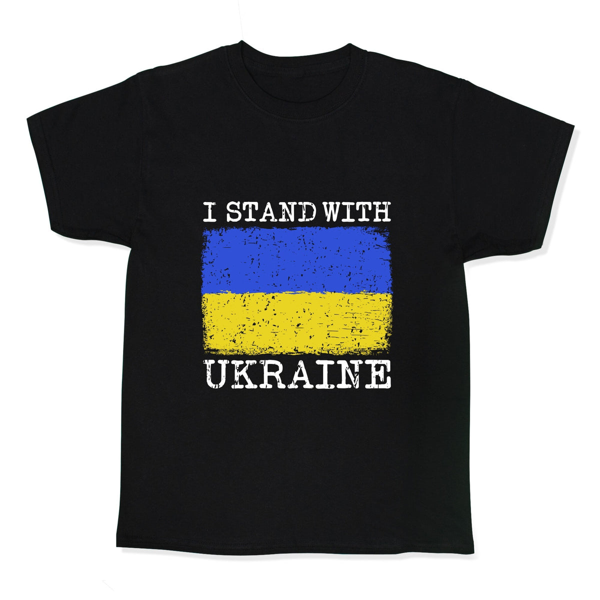 I Stand With Ukraine Kids Tee Unisex