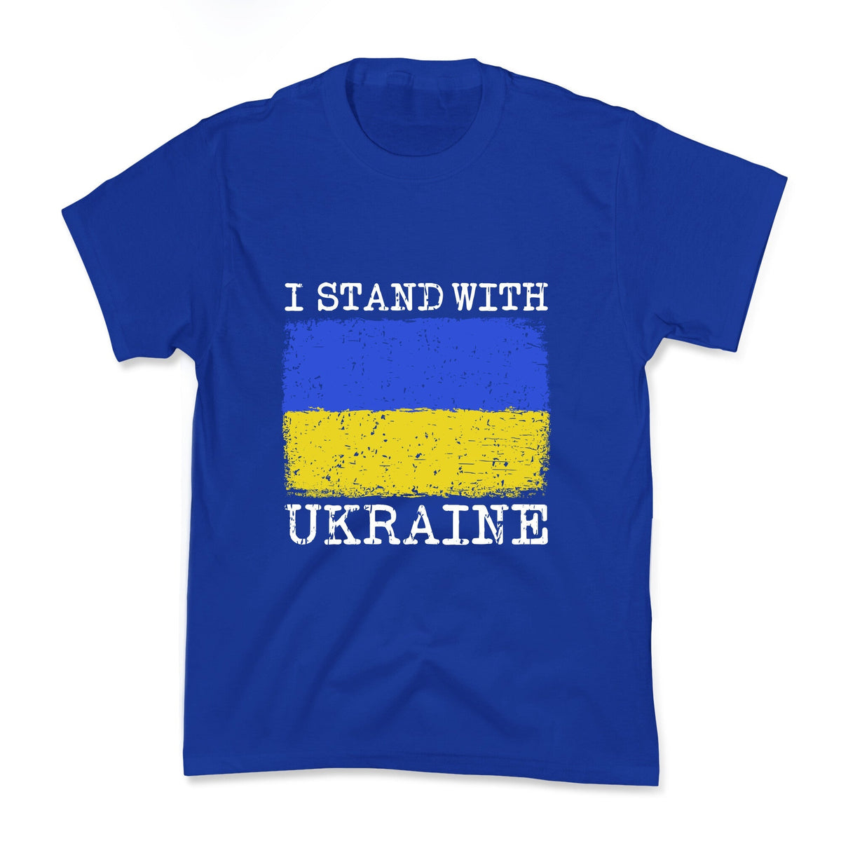 I Stand With Ukraine Kids Tee Unisex