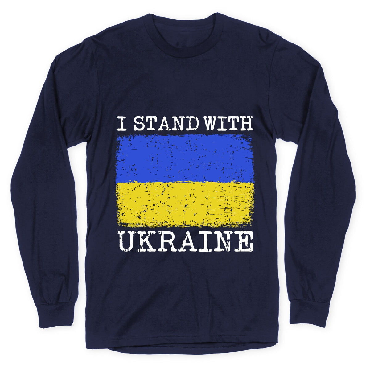 I Stand With Ukraine Longsleeve Tee Unisex