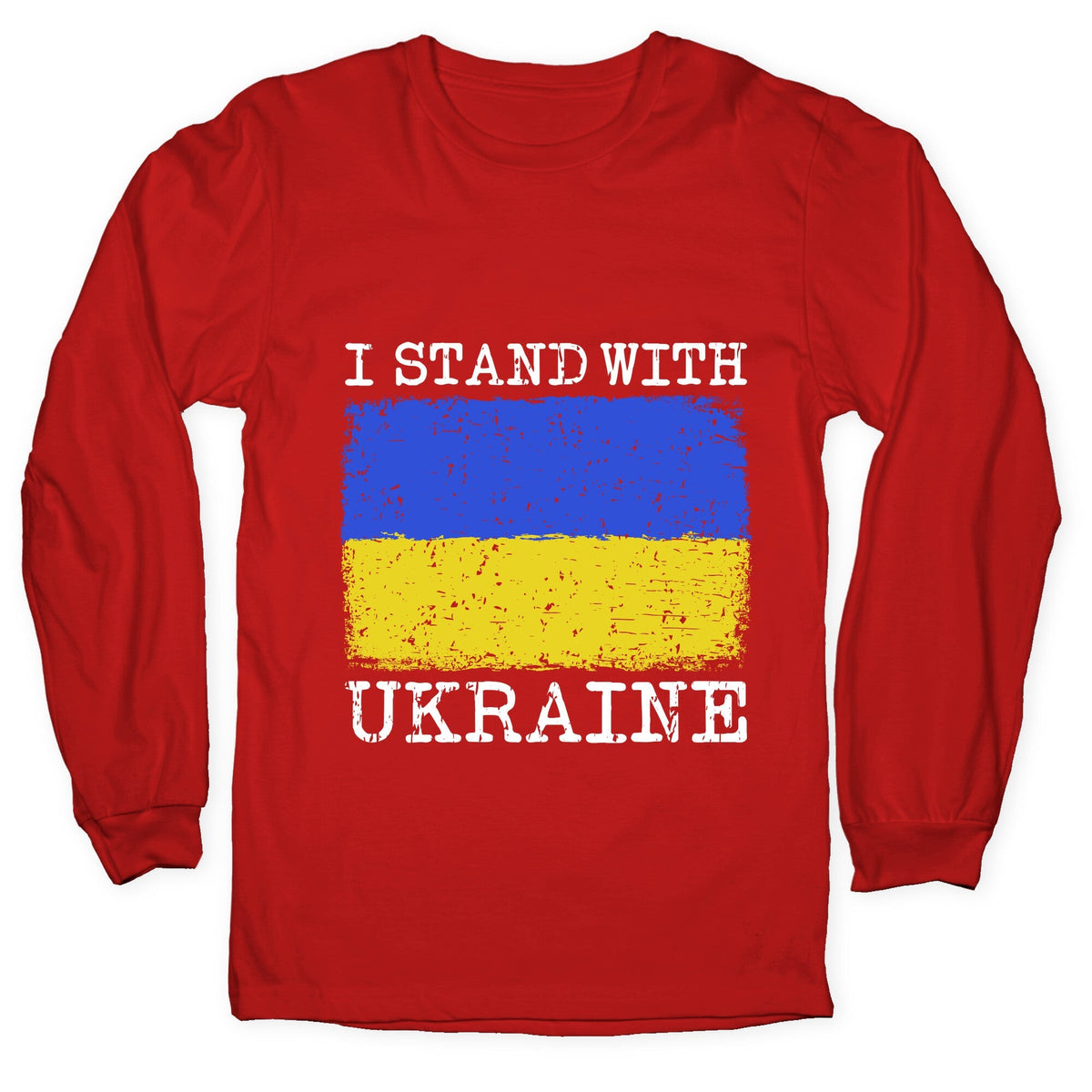I Stand With Ukraine Longsleeve Tee Unisex