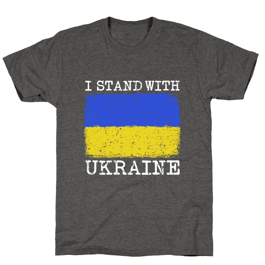 I Stand With Ukraine Unisex Triblend Tee Unisex