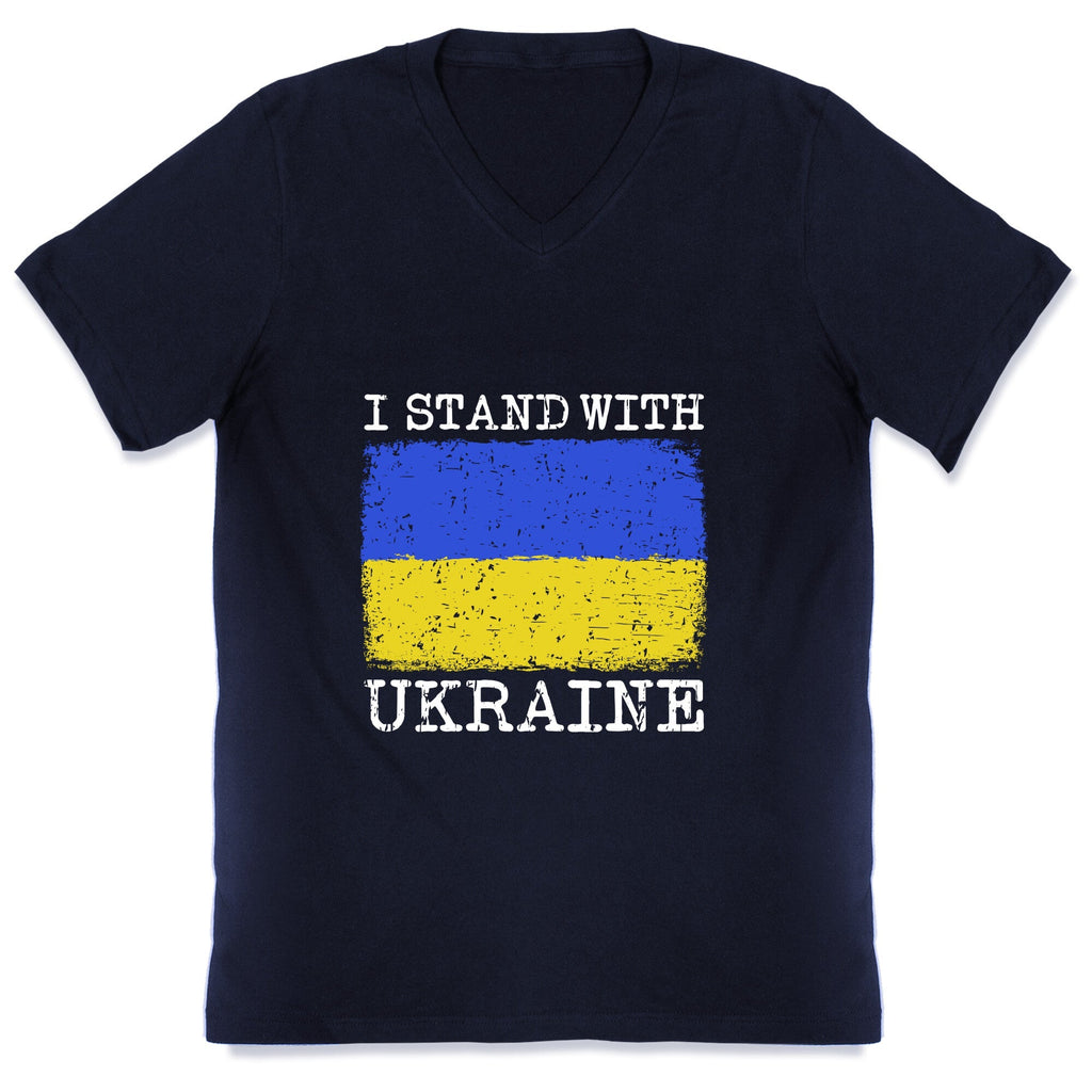 I Stand With Ukraine V-Neck Unisex