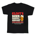 Clints Beer Removal Service Kids Tee Unisex