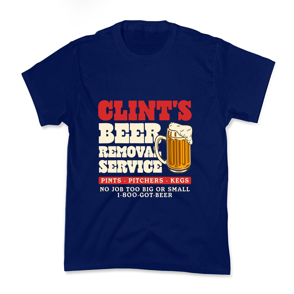 Clints Beer Removal Service Kids Tee Unisex