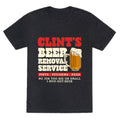 Clints Beer Removal Service Unisex Triblend Tee Unisex