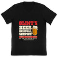 Clints Beer Removal Service V-Neck Unisex