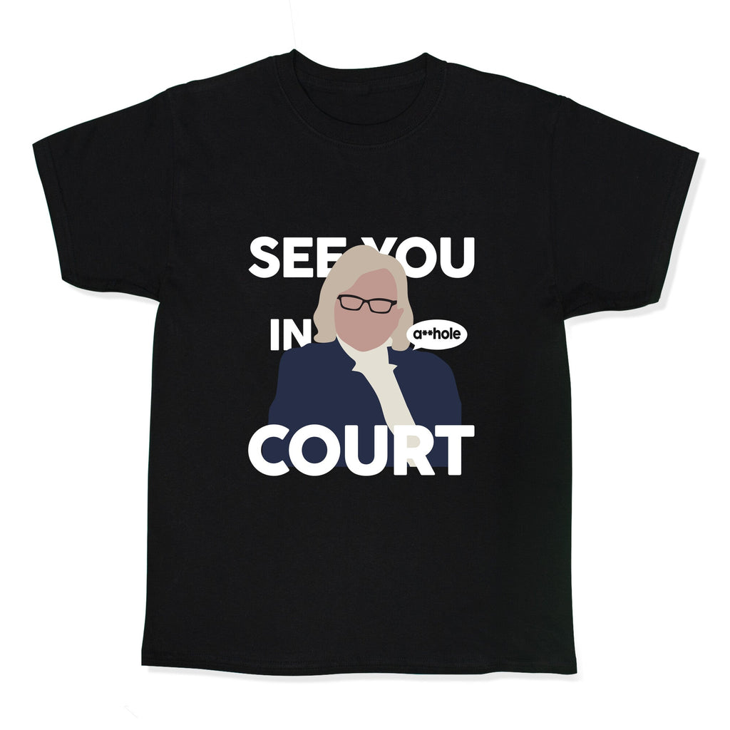 See You In Court Governor Janet Mills Kids Tee Unisex