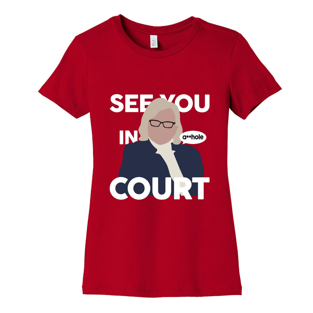 See You In Court Governor Janet Mills Womens Cotton Tee Unisex