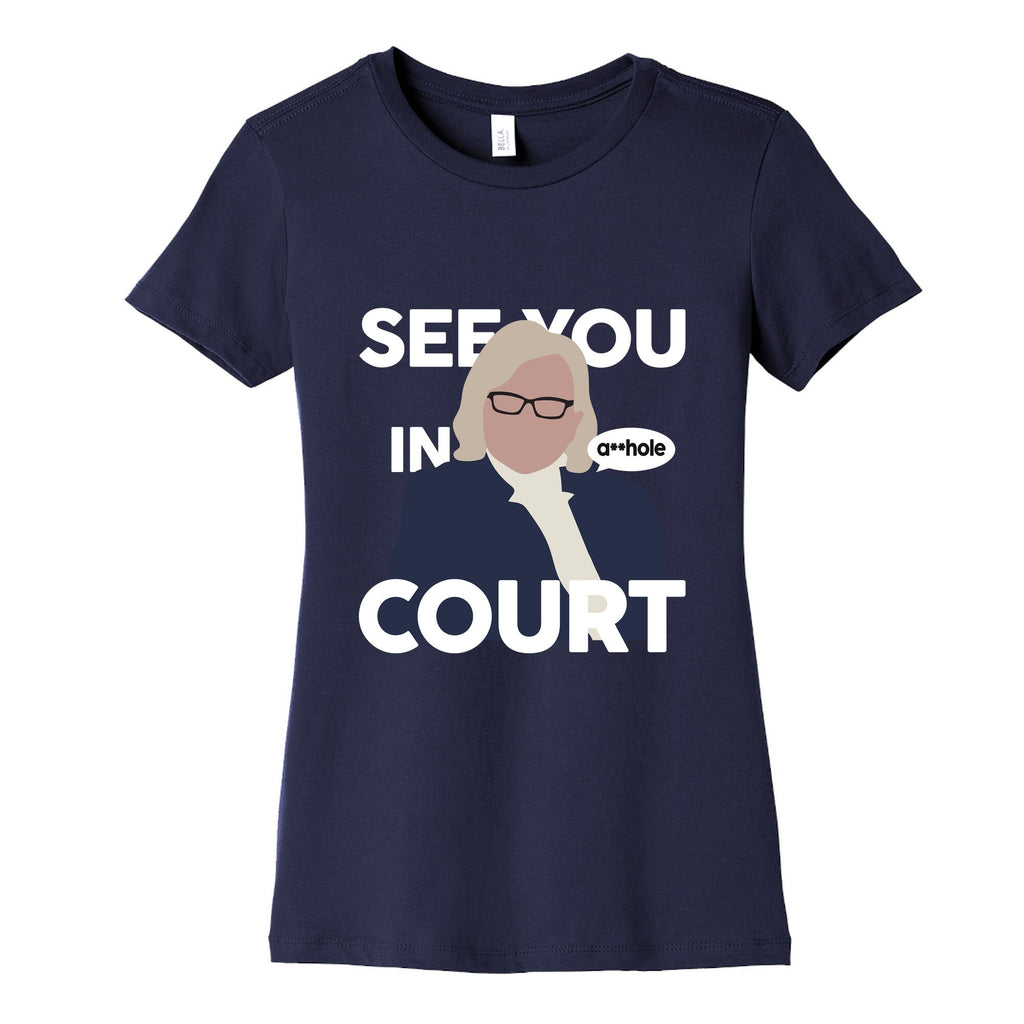 See You In Court Governor Janet Mills Womens Cotton Tee Unisex