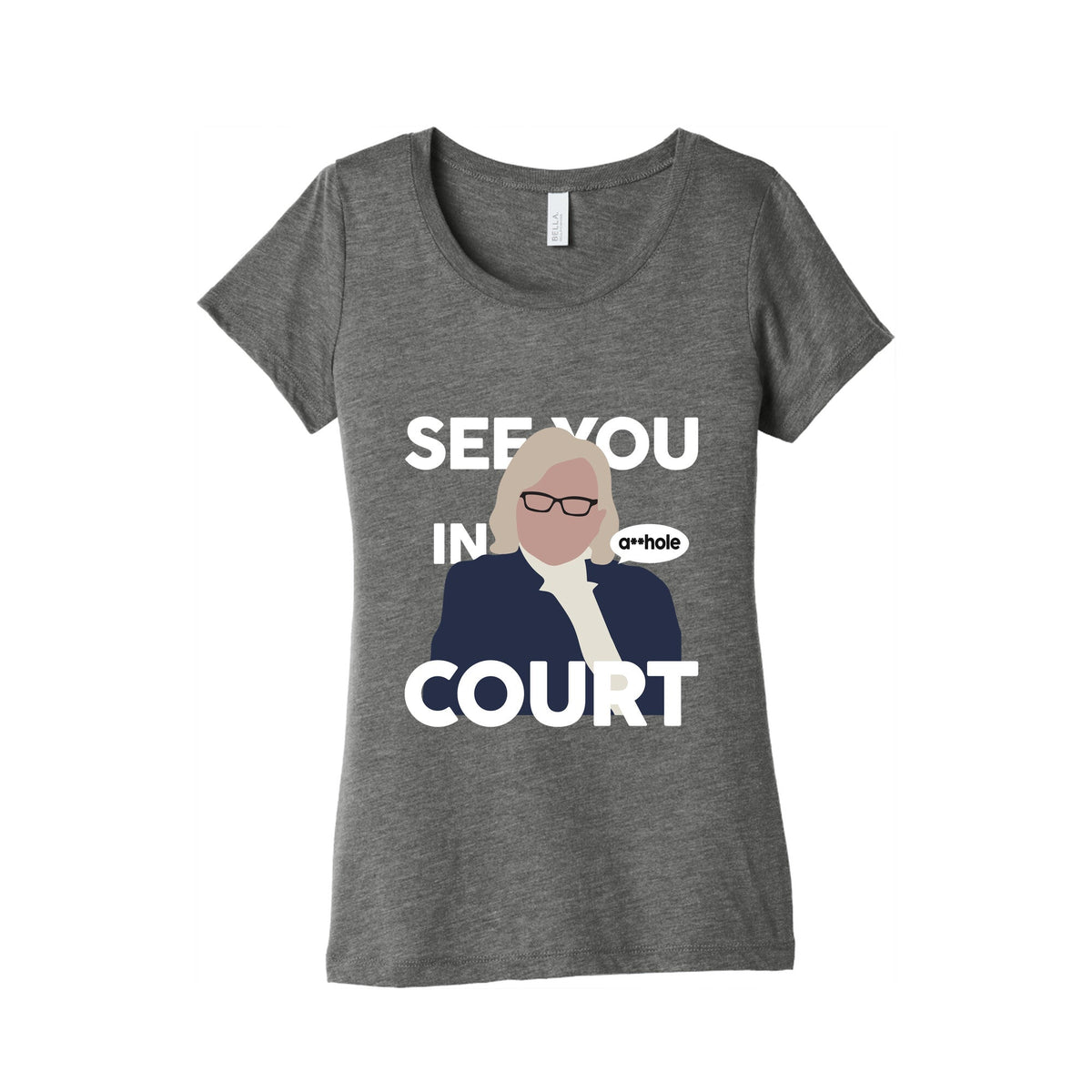 See You In Court Governor Janet Mills Womens Triblend Tee Unisex