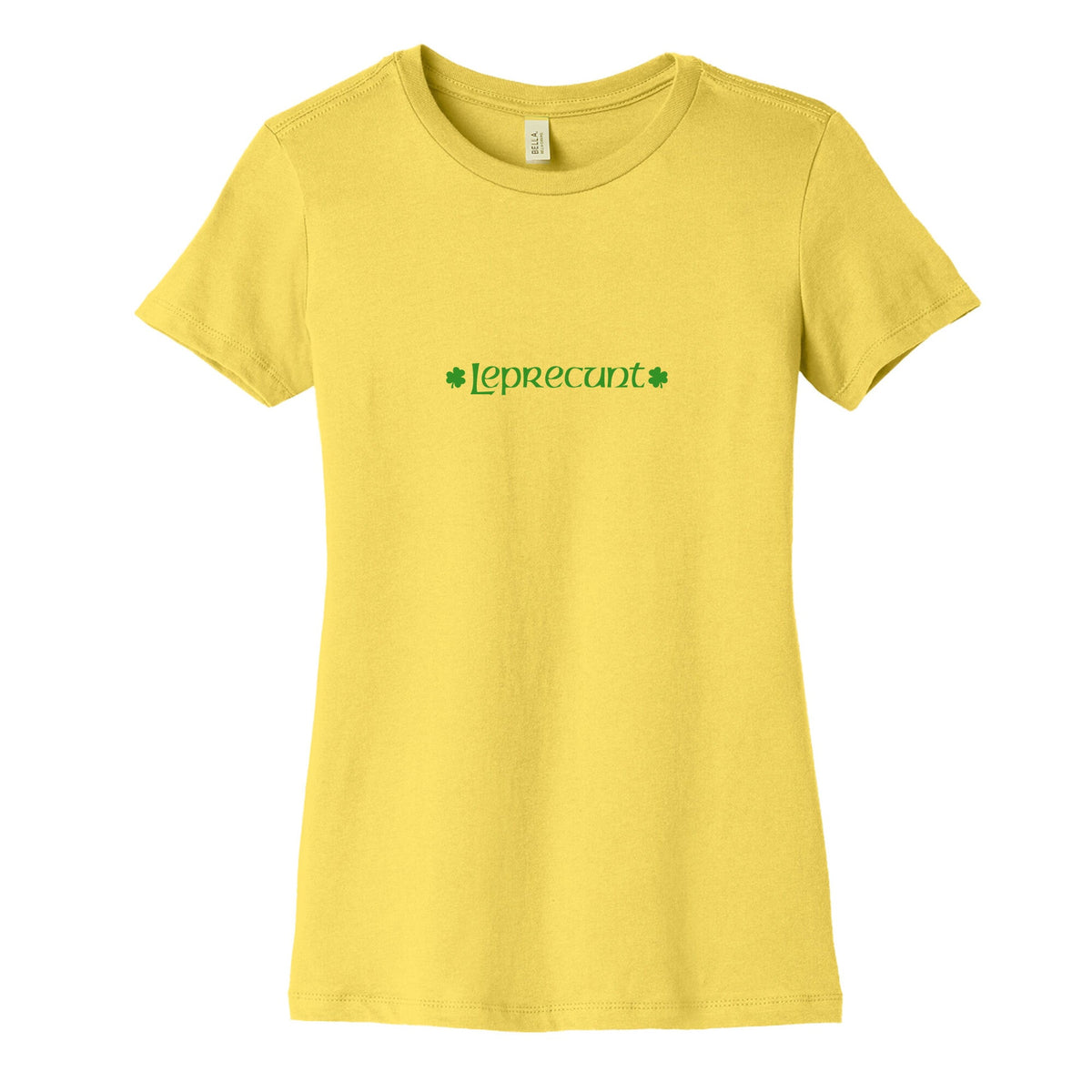 Leprecunt Womens Cotton Tee Unisex