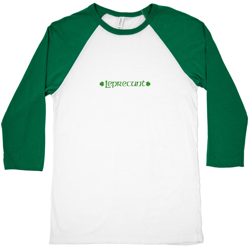 Leprecunt Baseball Tee Unisex