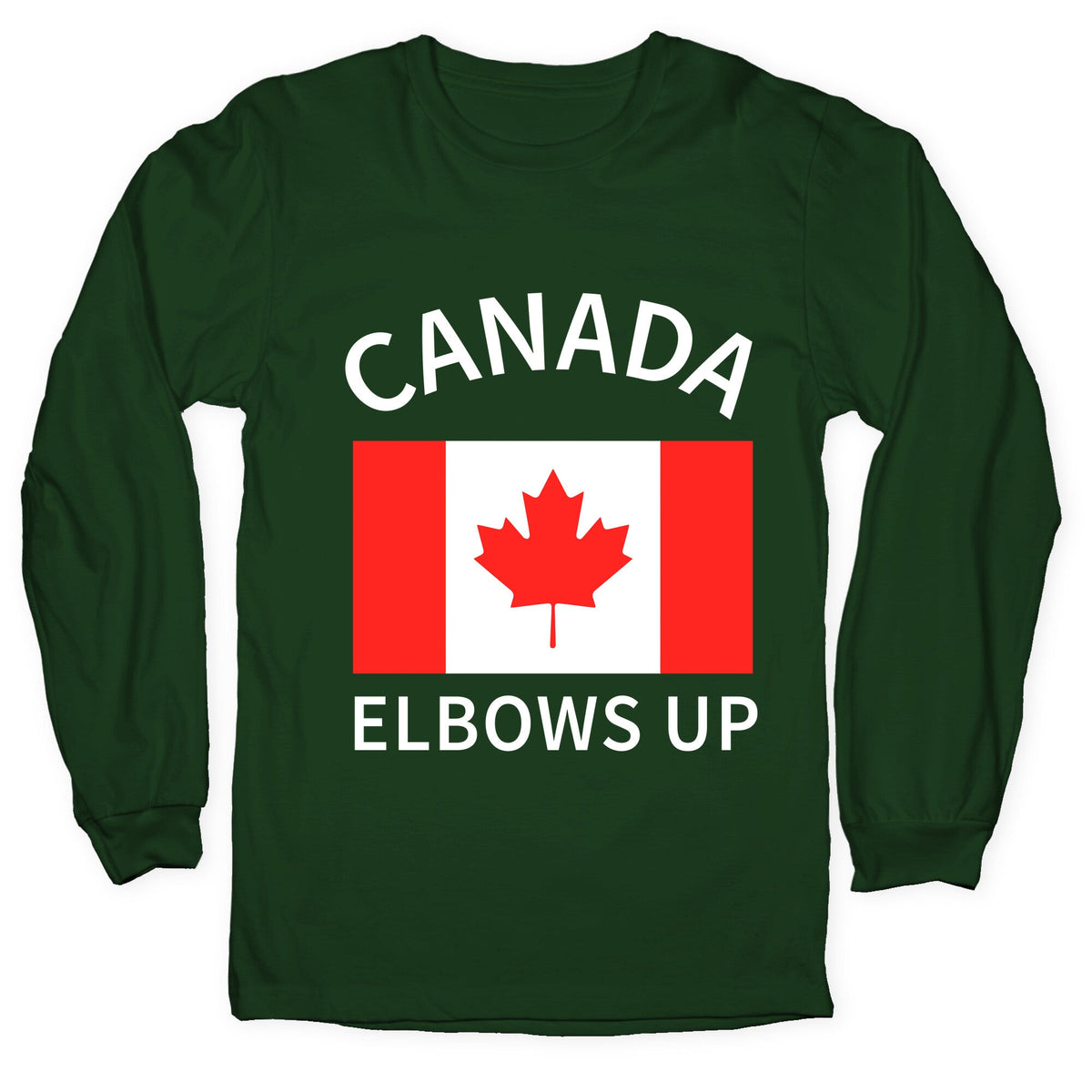 Elbows Up Canada Longsleeve Tee Unisex