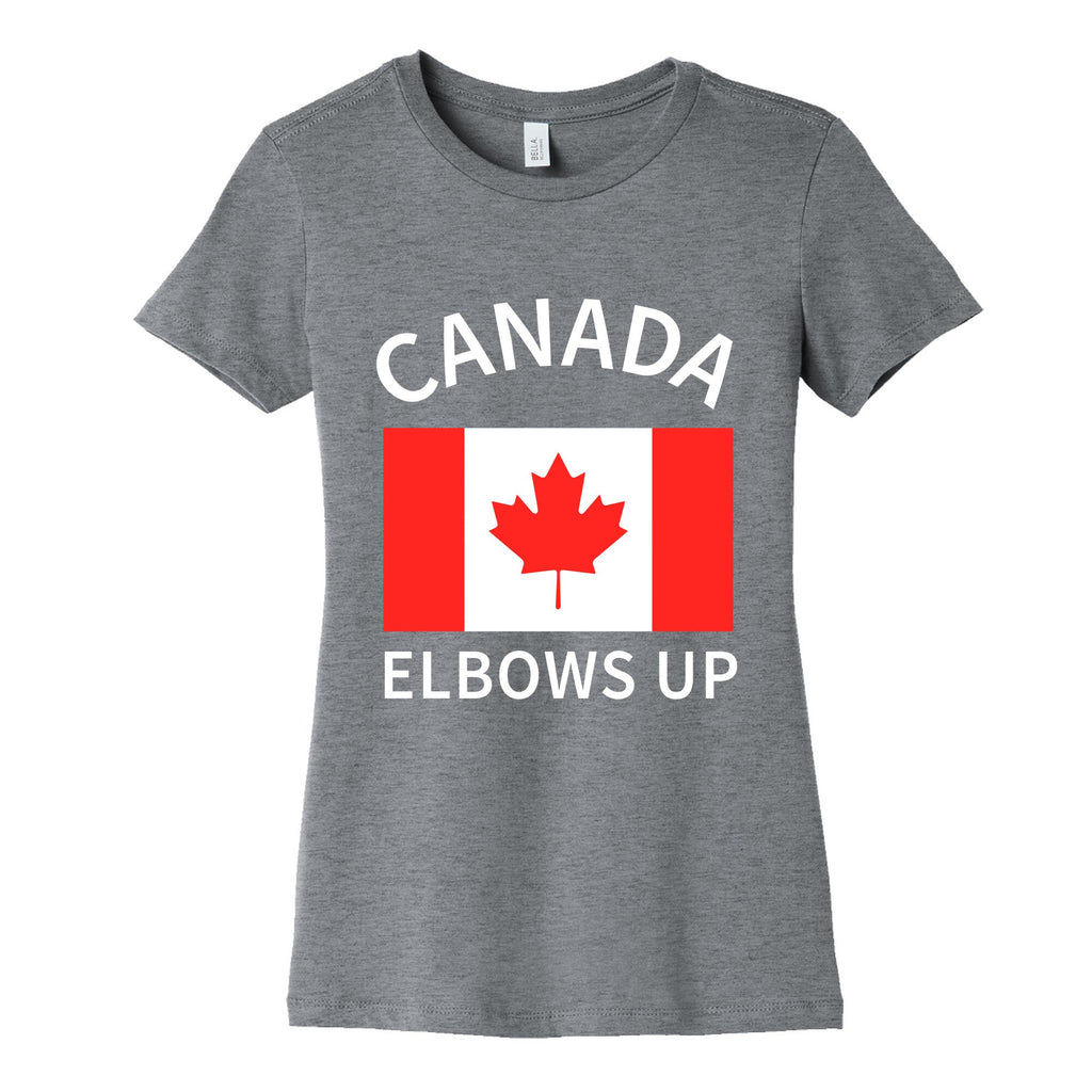 Elbows Up Canada Womens Cotton Tee Unisex