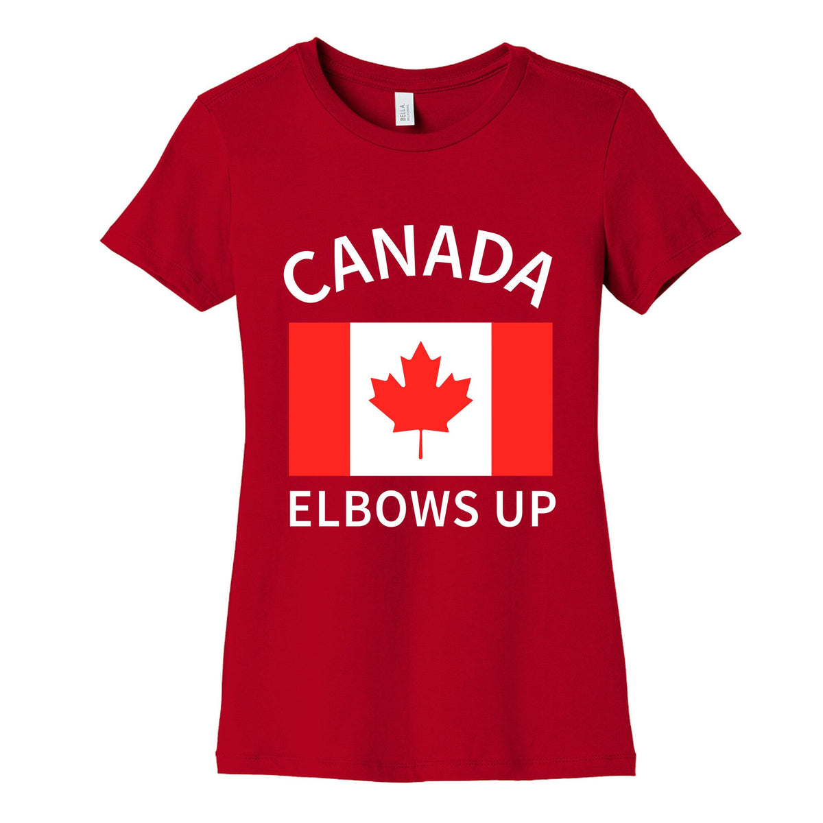 Elbows Up Canada Womens Cotton Tee Unisex