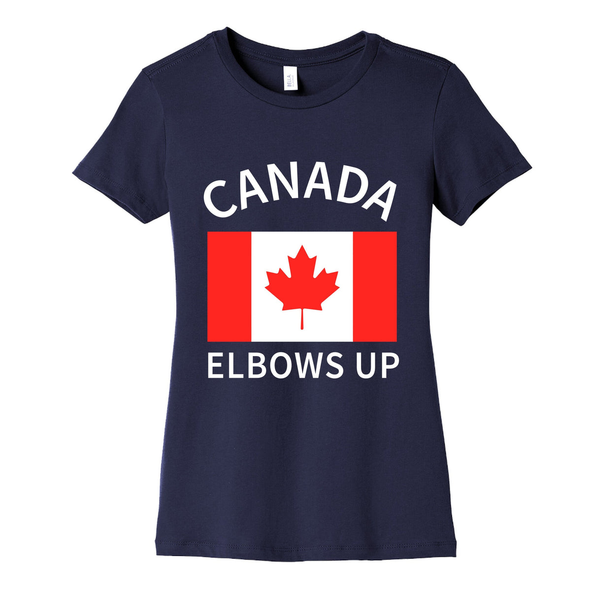 Elbows Up Canada Womens Cotton Tee Unisex